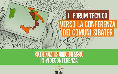 I Forum tecnico “Verso la Conferenza dei Comuni SIBaTer”. Appuntamento il 20 dicembre in videoconferenza